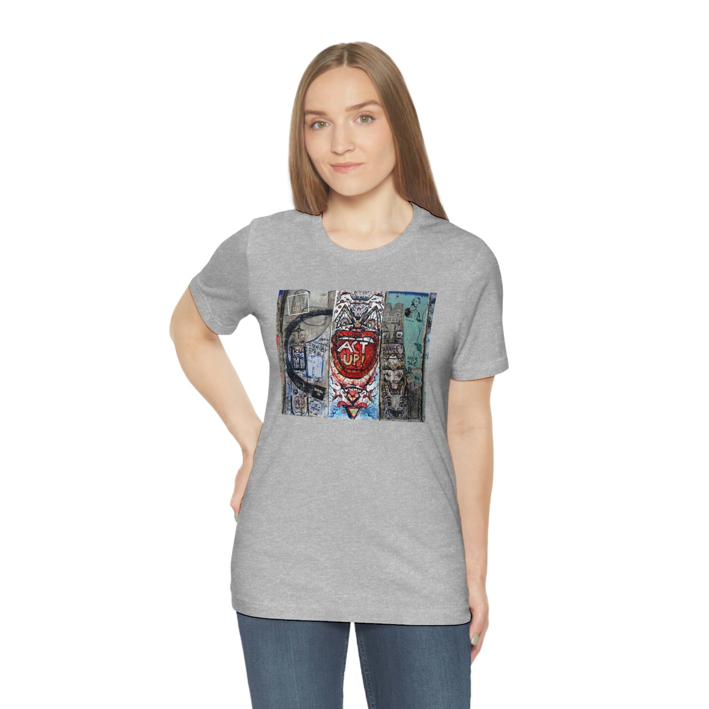 Act Up! Berlin Wall Graffiti Tee