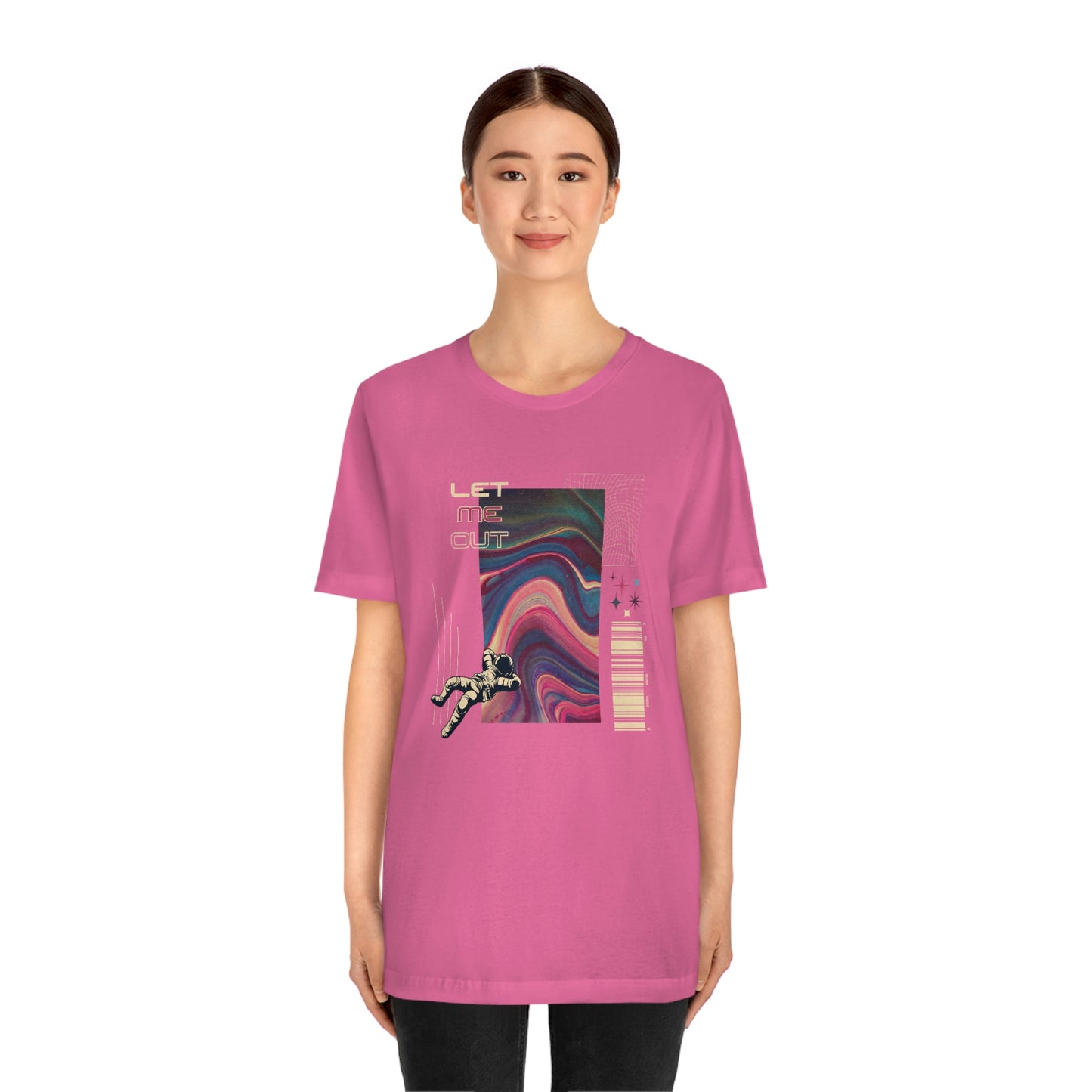 Let Me Out Retro-Space Short Sleeve Tee