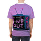 Let Me Out TV Polyester Tee