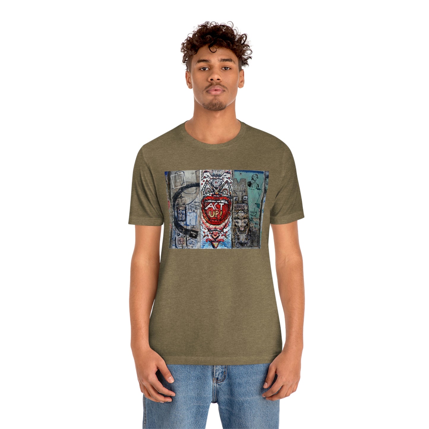 Act Up! Berlin Wall Graffiti Tee