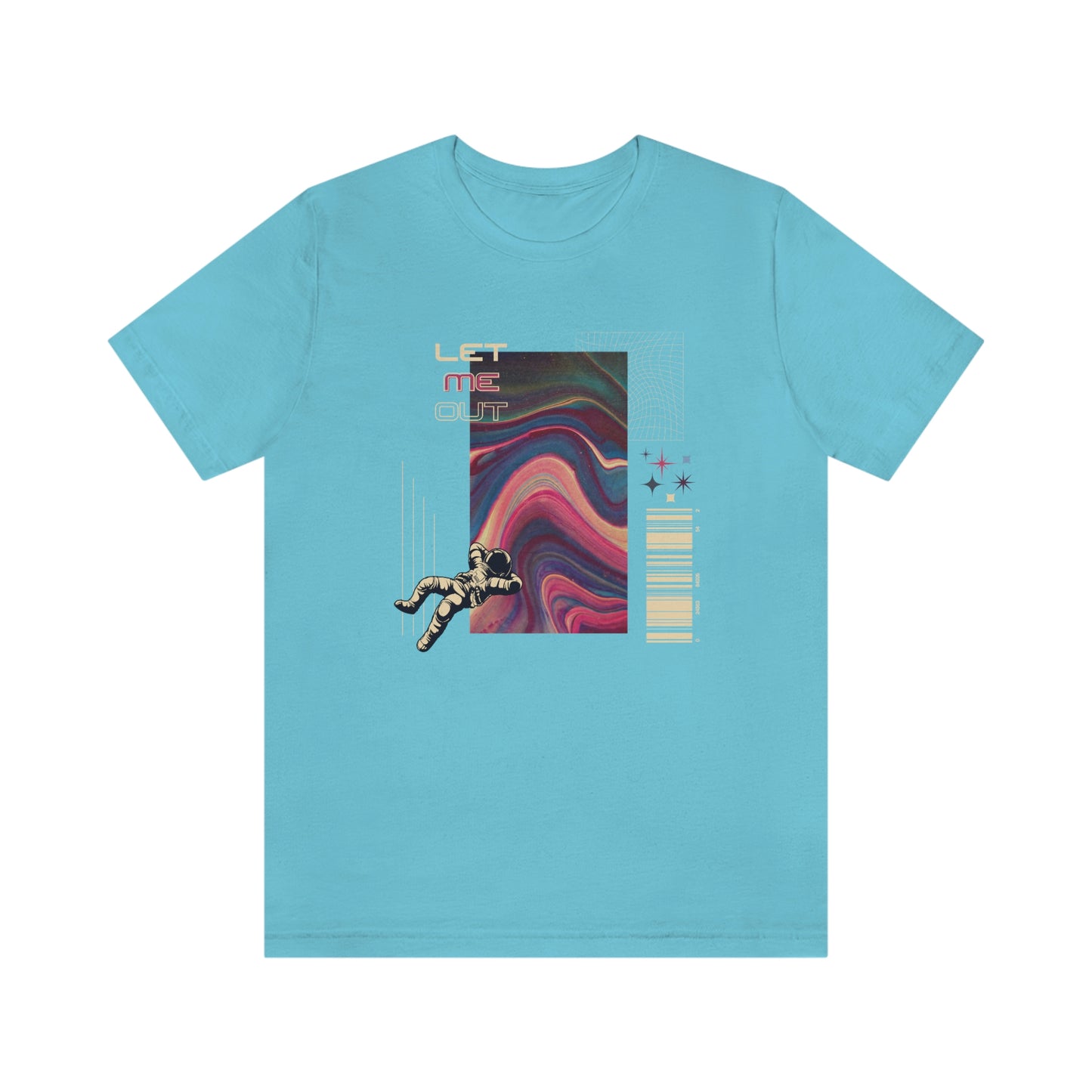 Let Me Out Retro-Space Short Sleeve Tee