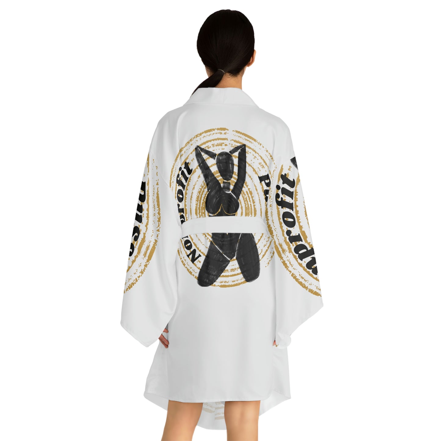 NPP yeah you know me! Long Sleeve Kimono Robe