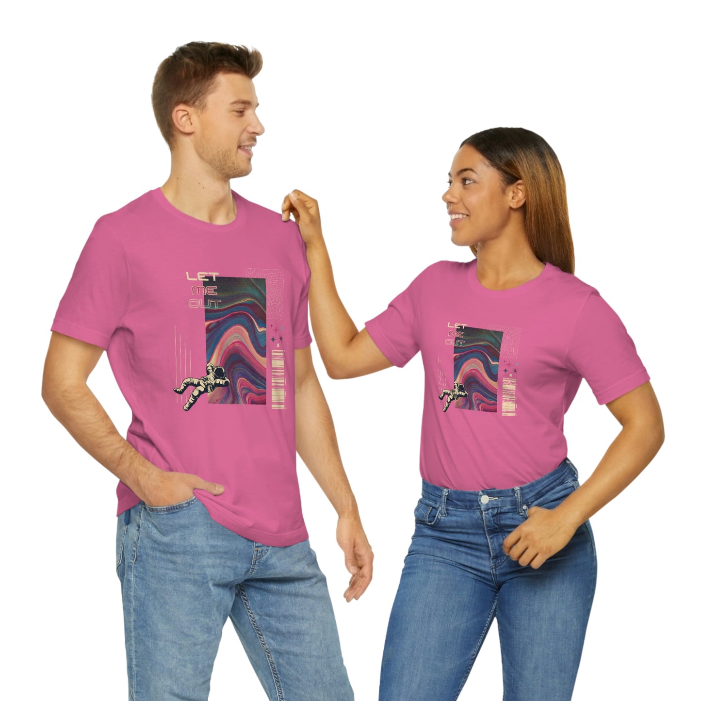 Let Me Out Retro-Space Short Sleeve Tee