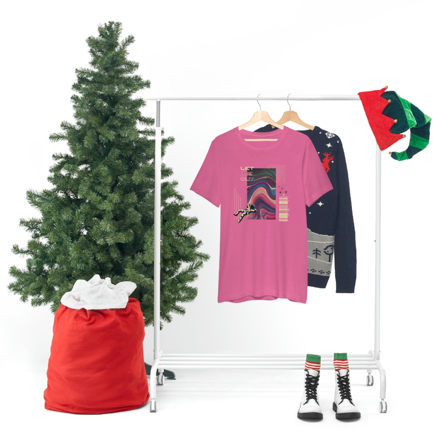 Let Me Out Retro-Space Short Sleeve Tee