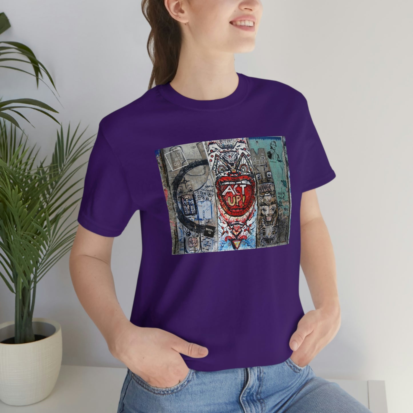 Act Up! Berlin Wall Graffiti Tee