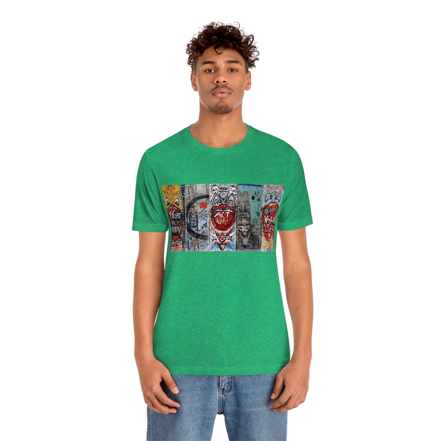 Let Me Out Act up happily Short Sleeve Tee