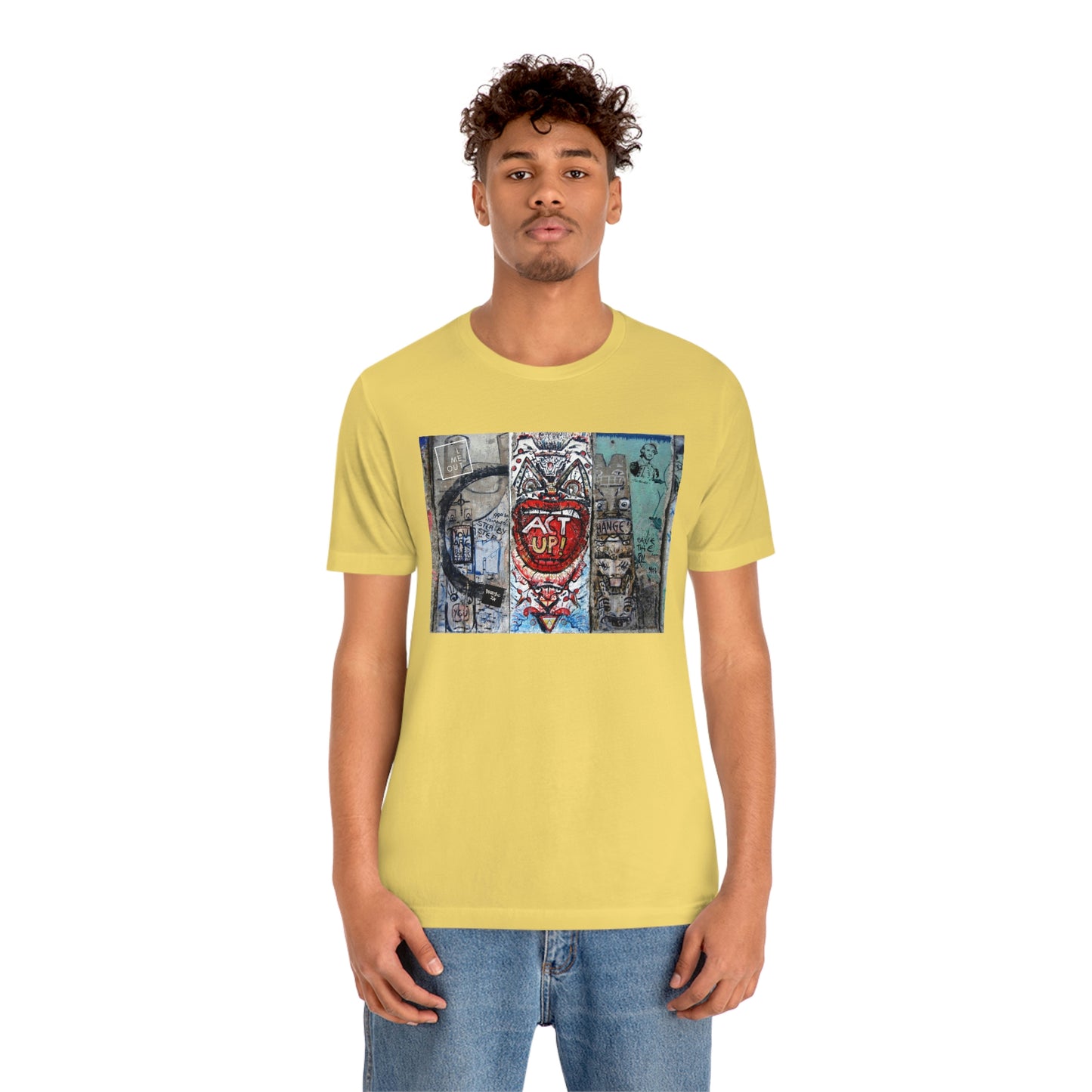 Act Up! Berlin Wall Graffiti Tee