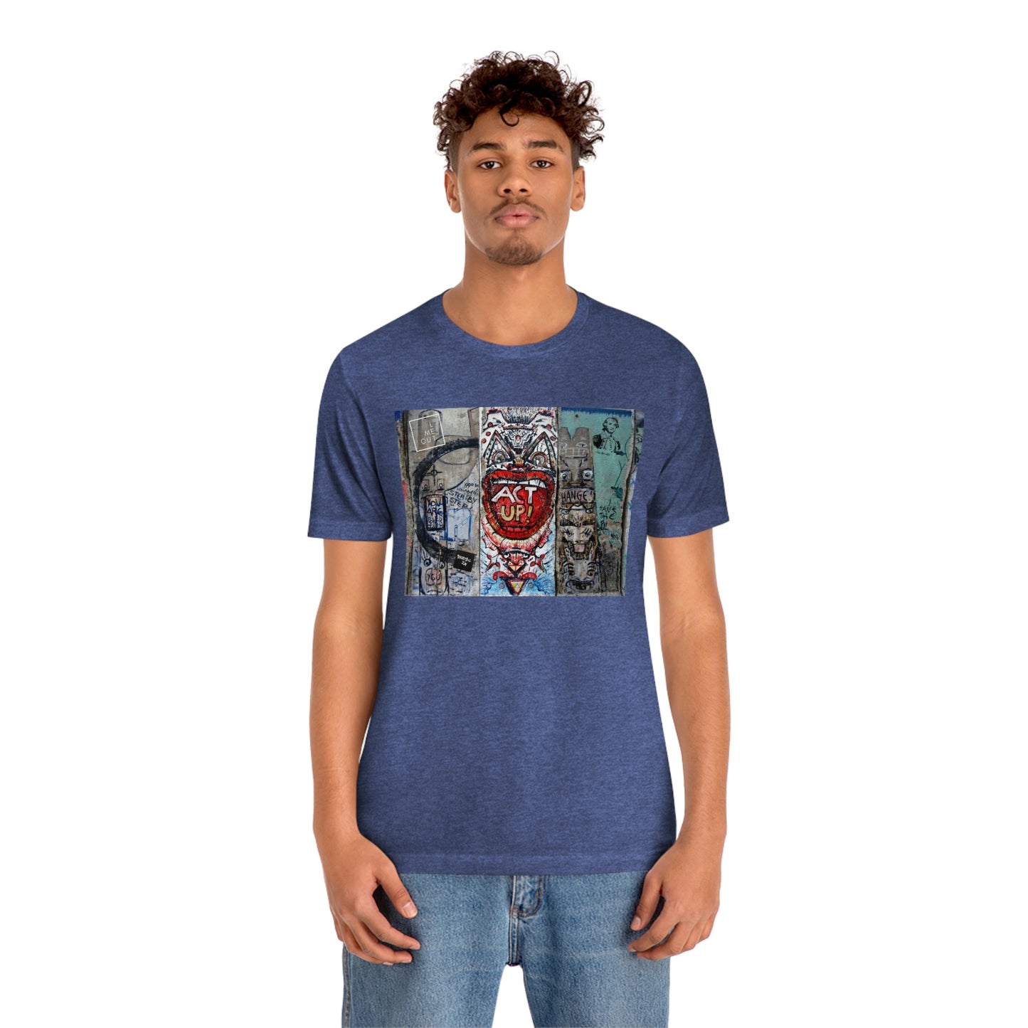 Act Up! Berlin Wall Graffiti Tee