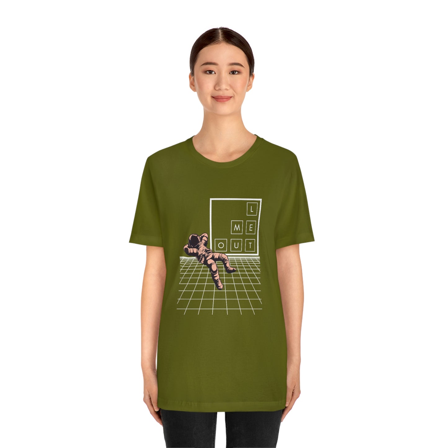 Let me WAY out short sleeve tee