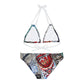 Let Me Out Act Up Strappy Bikini Set