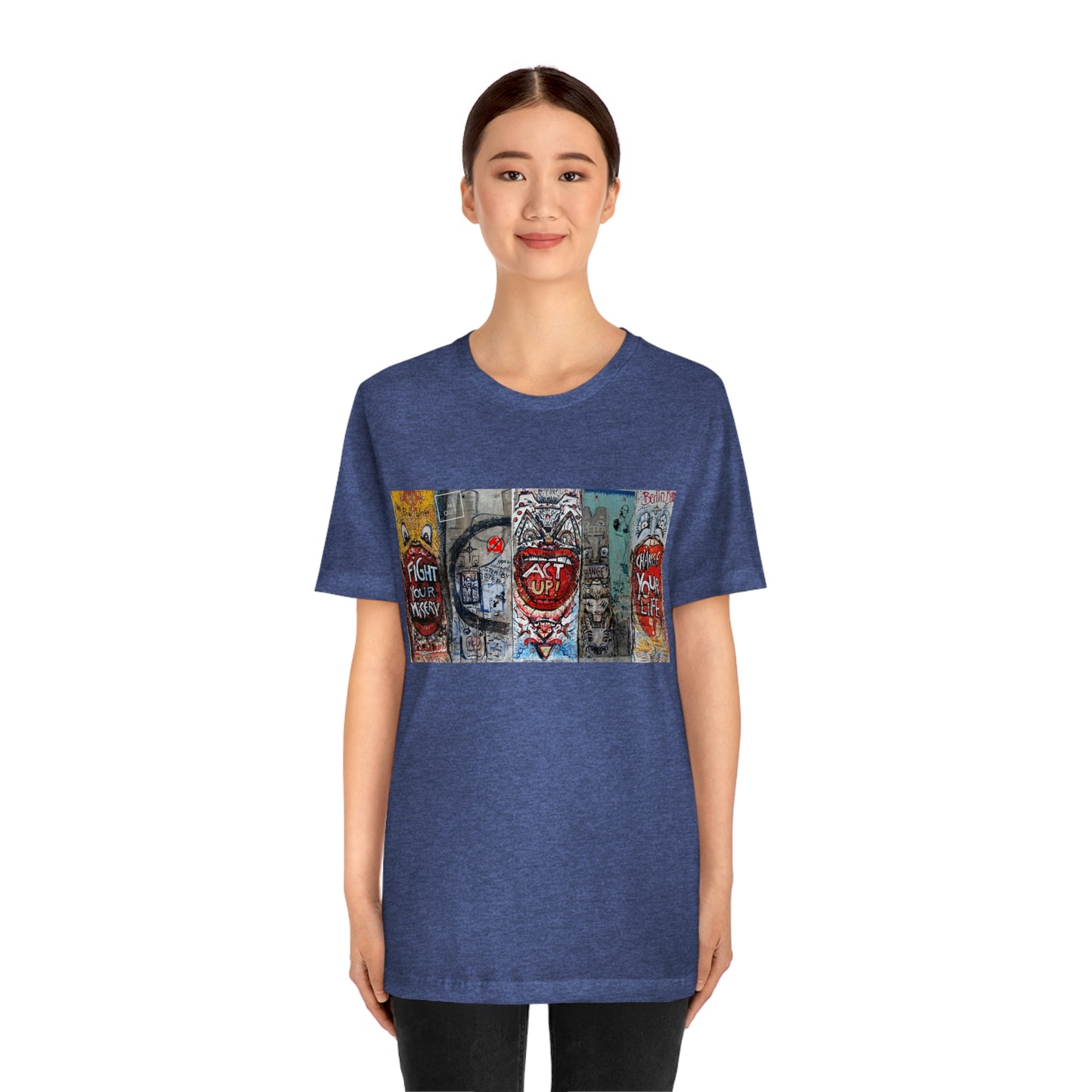 Let Me Out Act up happily Short Sleeve Tee