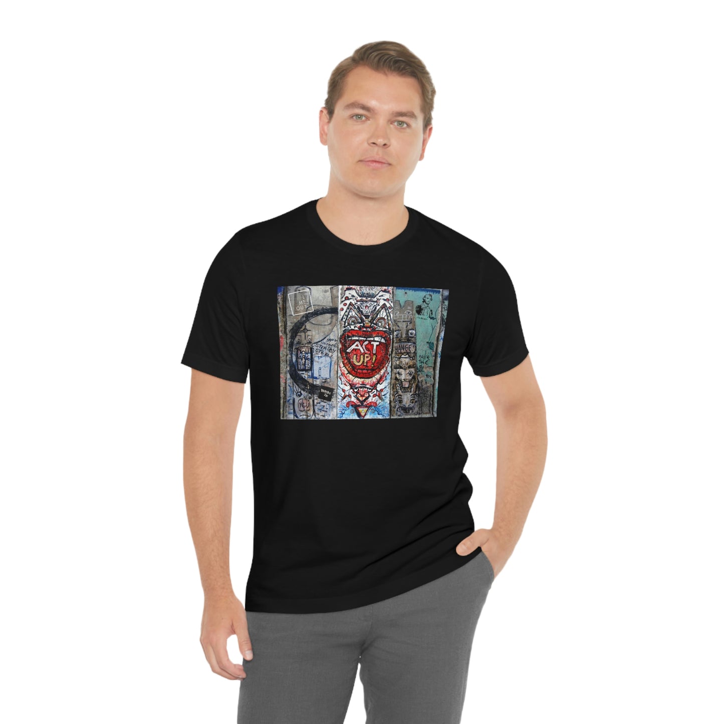 Act Up! Berlin Wall Graffiti Tee