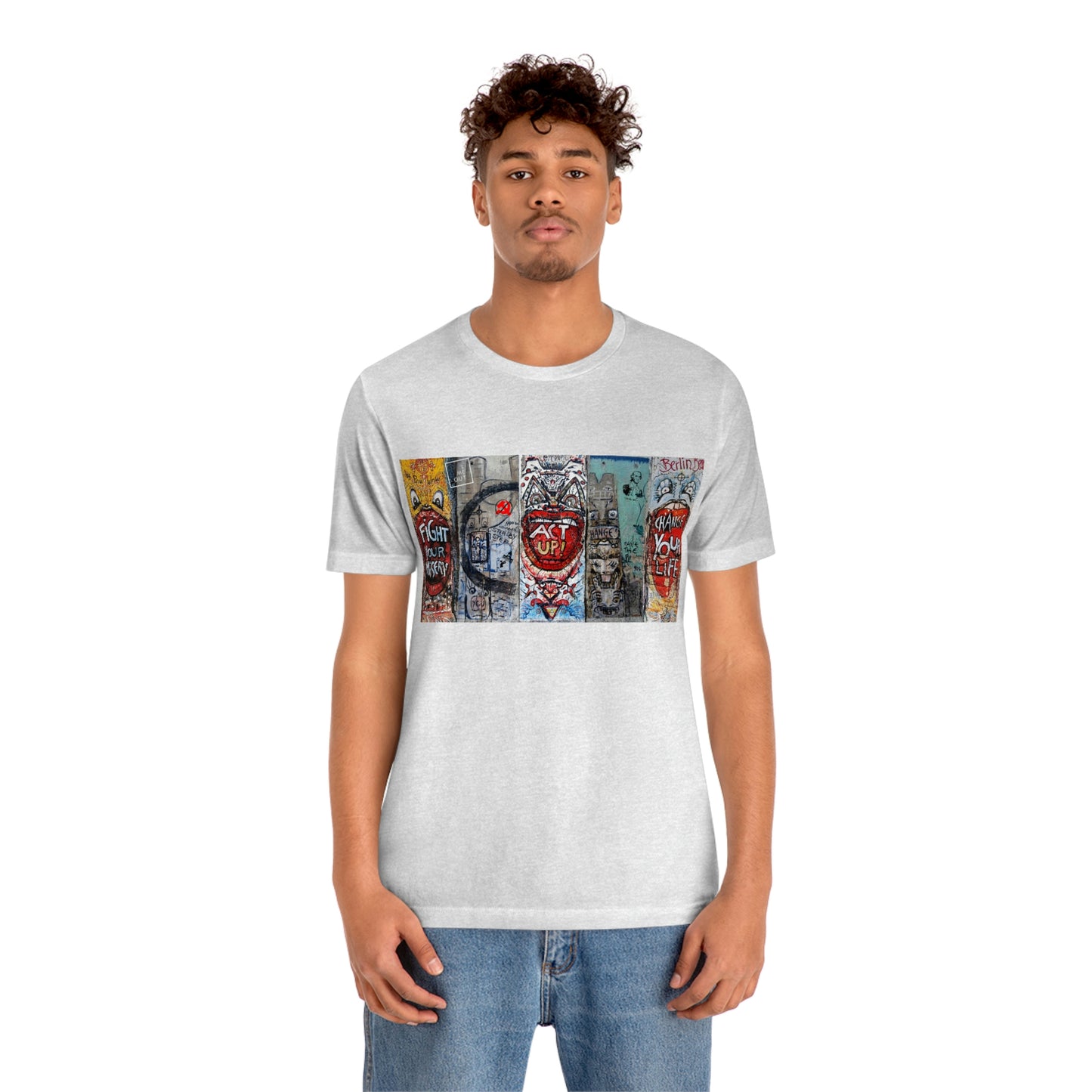 Let Me Out Act up happily Short Sleeve Tee