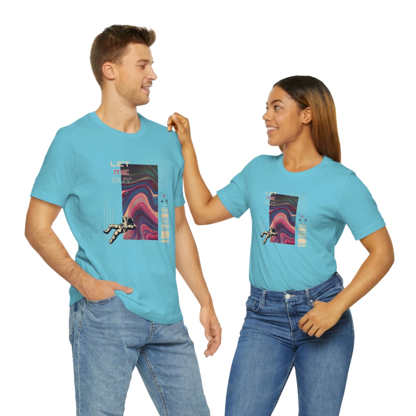 Let Me Out Retro-Space Short Sleeve Tee