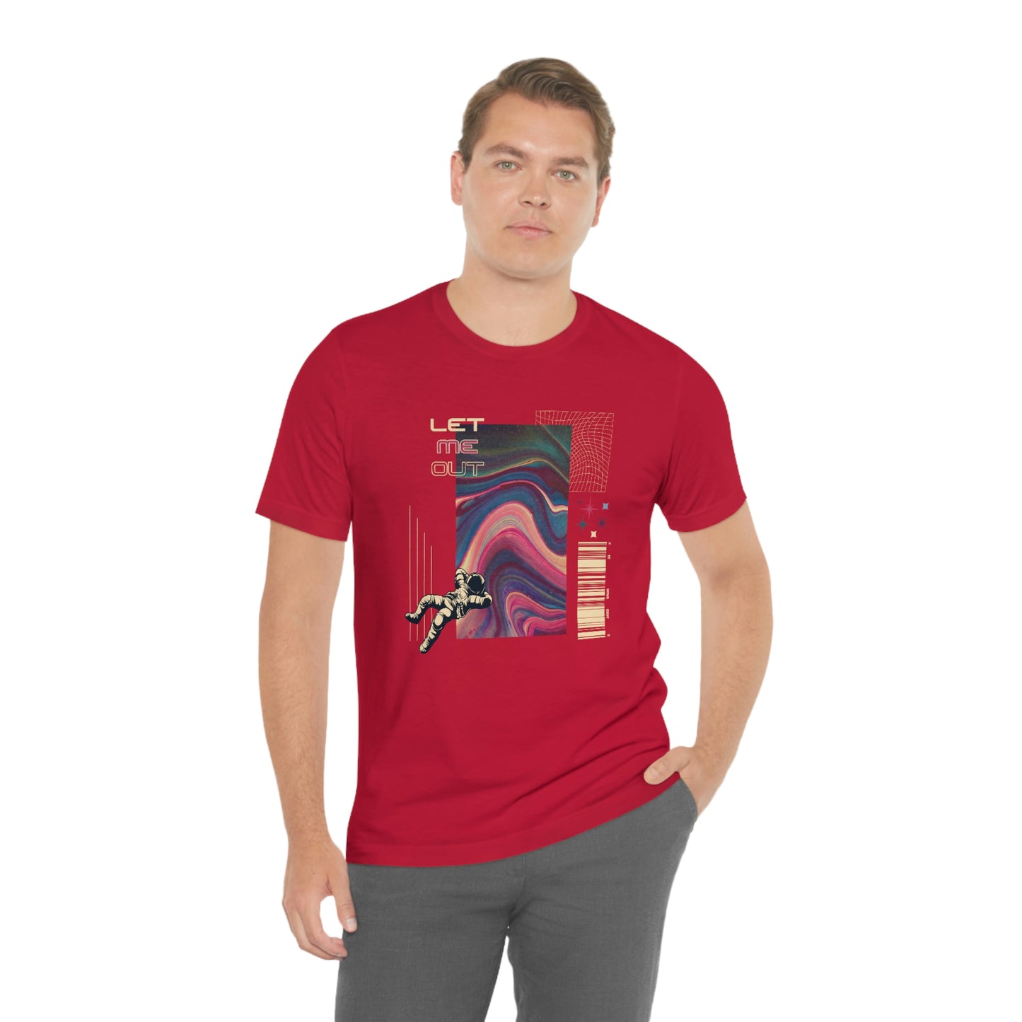 Let Me Out Retro-Space Short Sleeve Tee