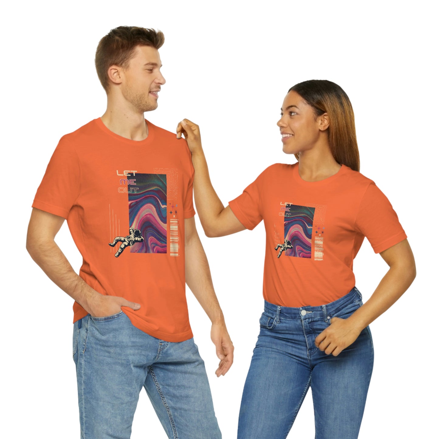 Let Me Out Retro-Space Short Sleeve Tee