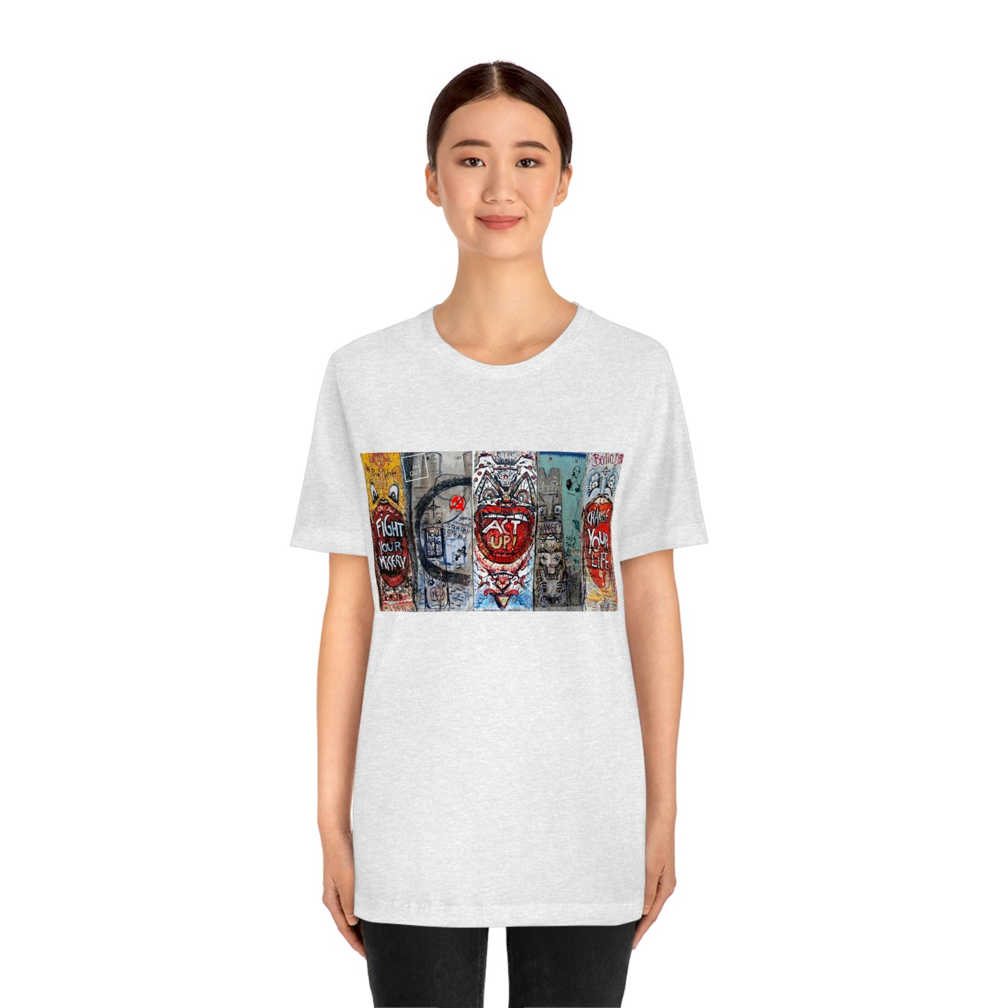 Let Me Out Act up happily Short Sleeve Tee