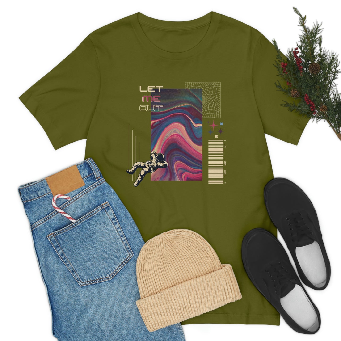 Let Me Out Retro-Space Short Sleeve Tee