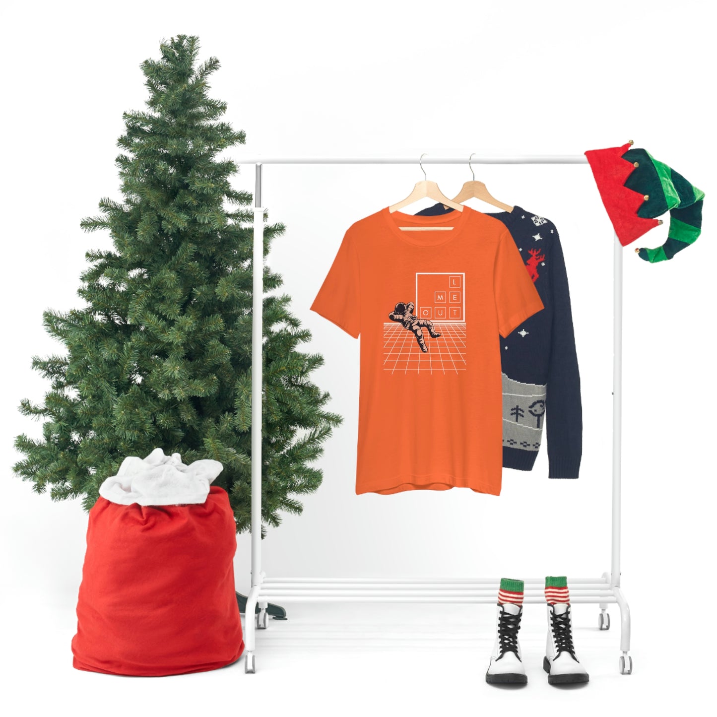 Let me WAY out short sleeve tee