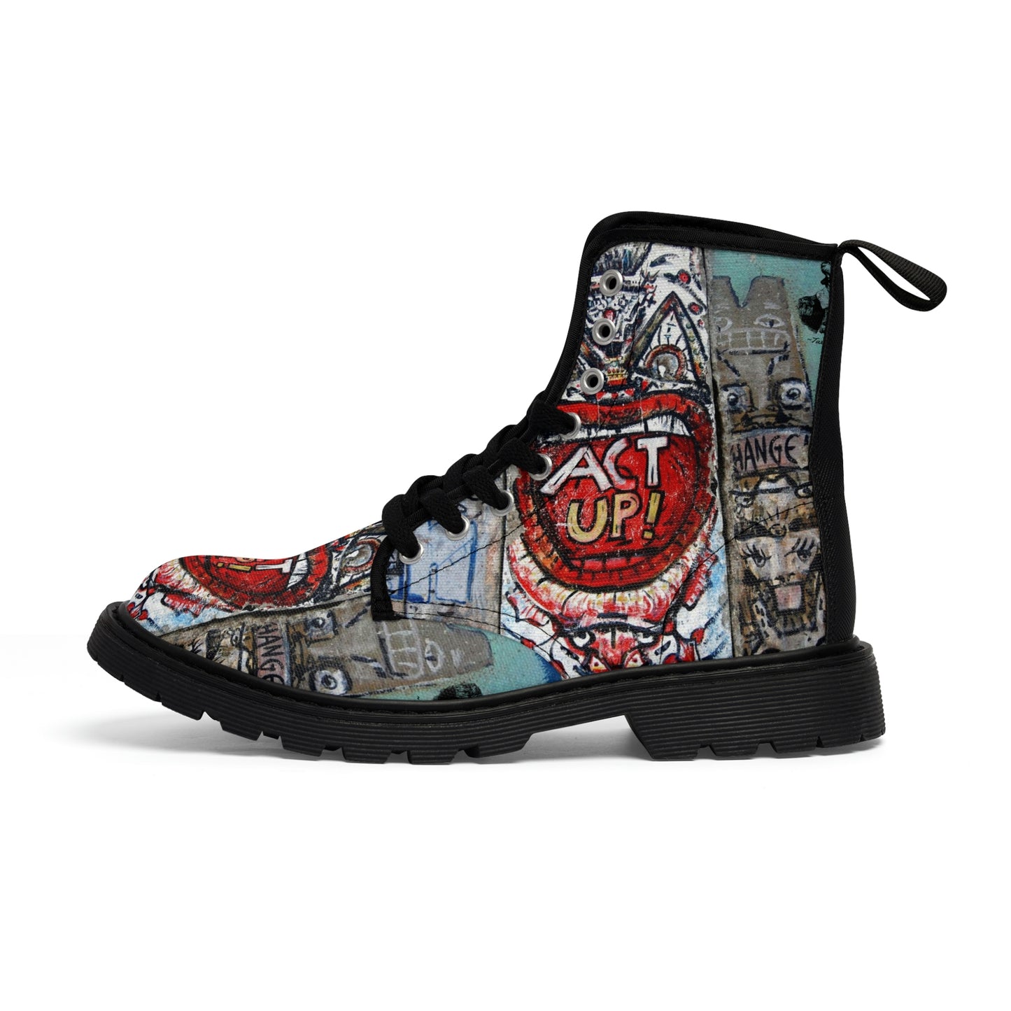 Let Me Out of Berlin Canvas Boots