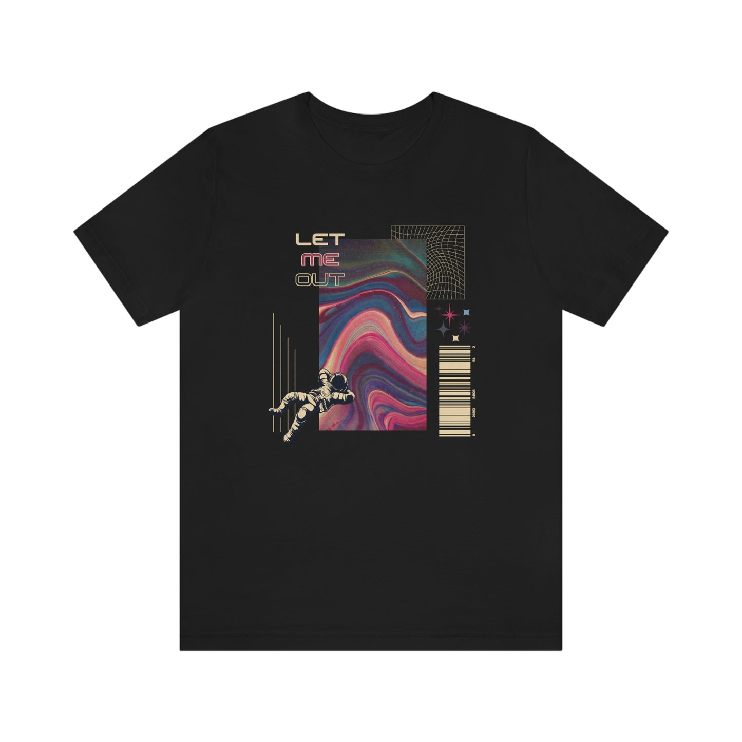 Let Me Out Retro-Space Short Sleeve Tee