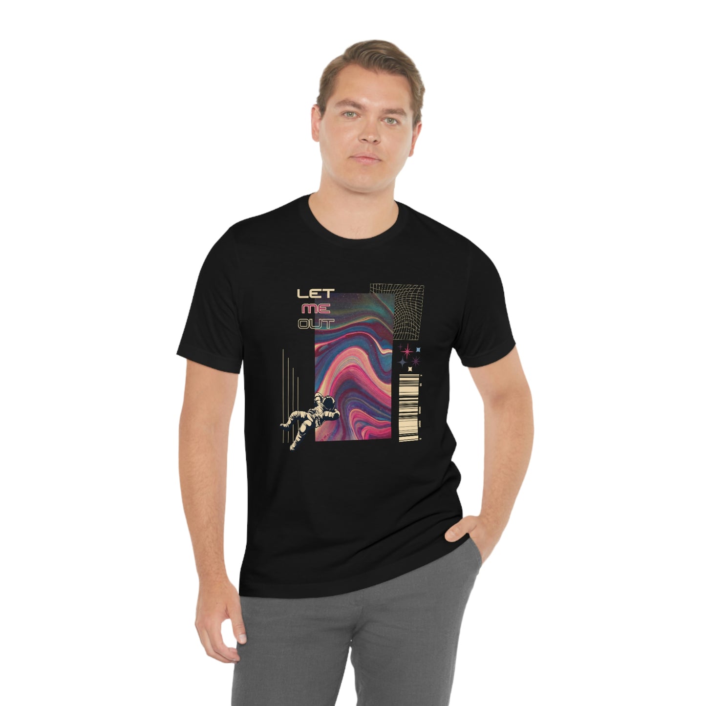 Let Me Out Retro-Space Short Sleeve Tee