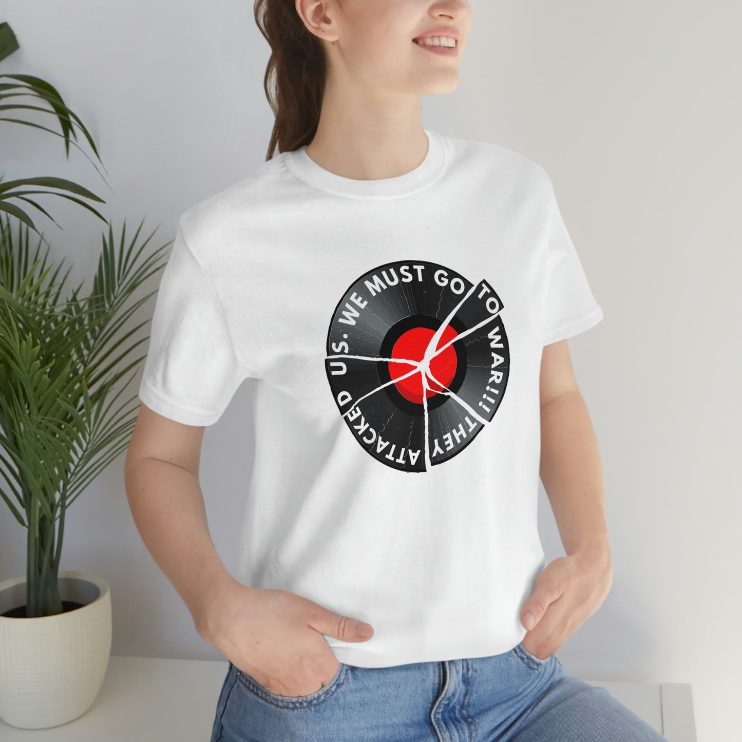 Let Me Out of this Broken Record Short Sleeve Tee