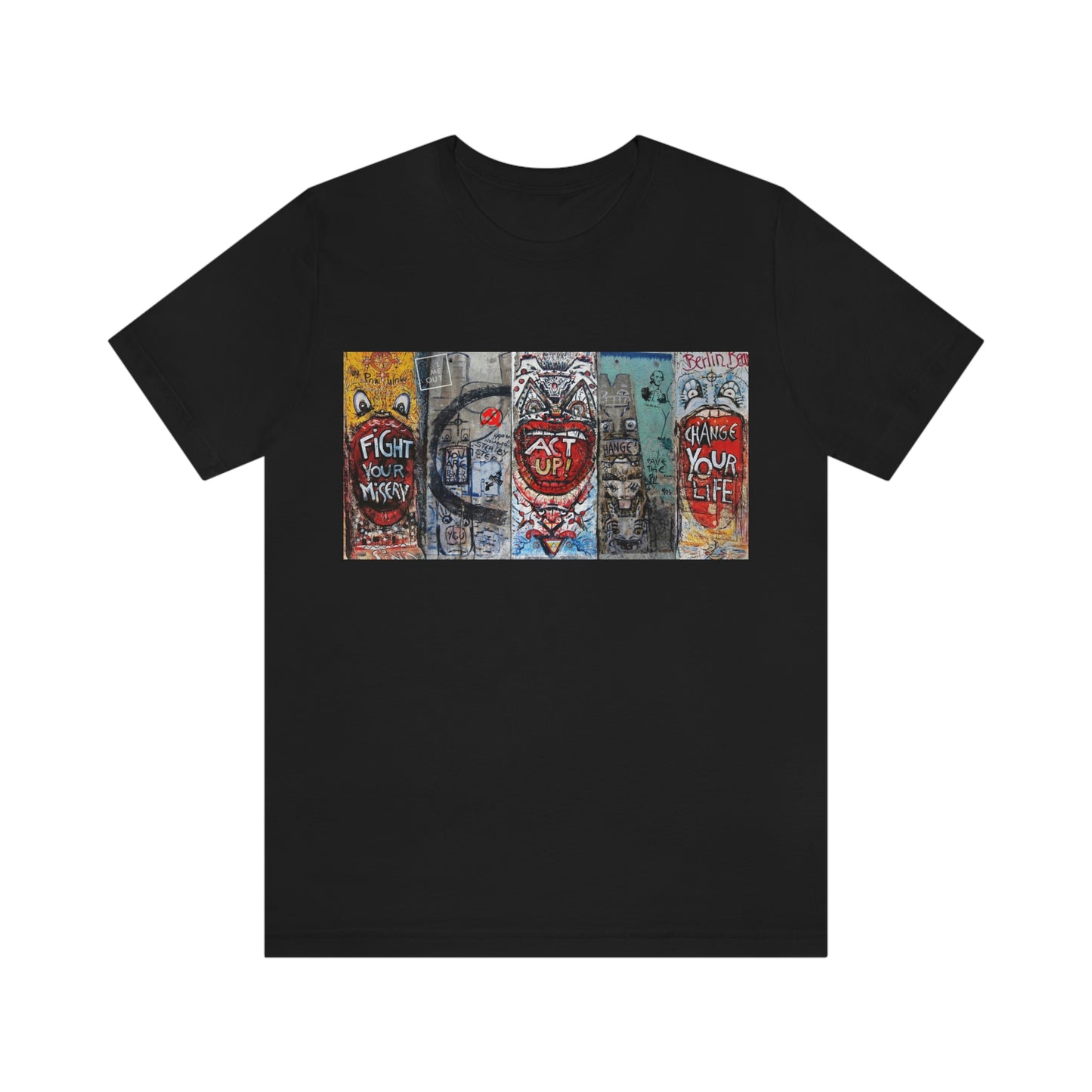 Let Me Out Act up happily Short Sleeve Tee