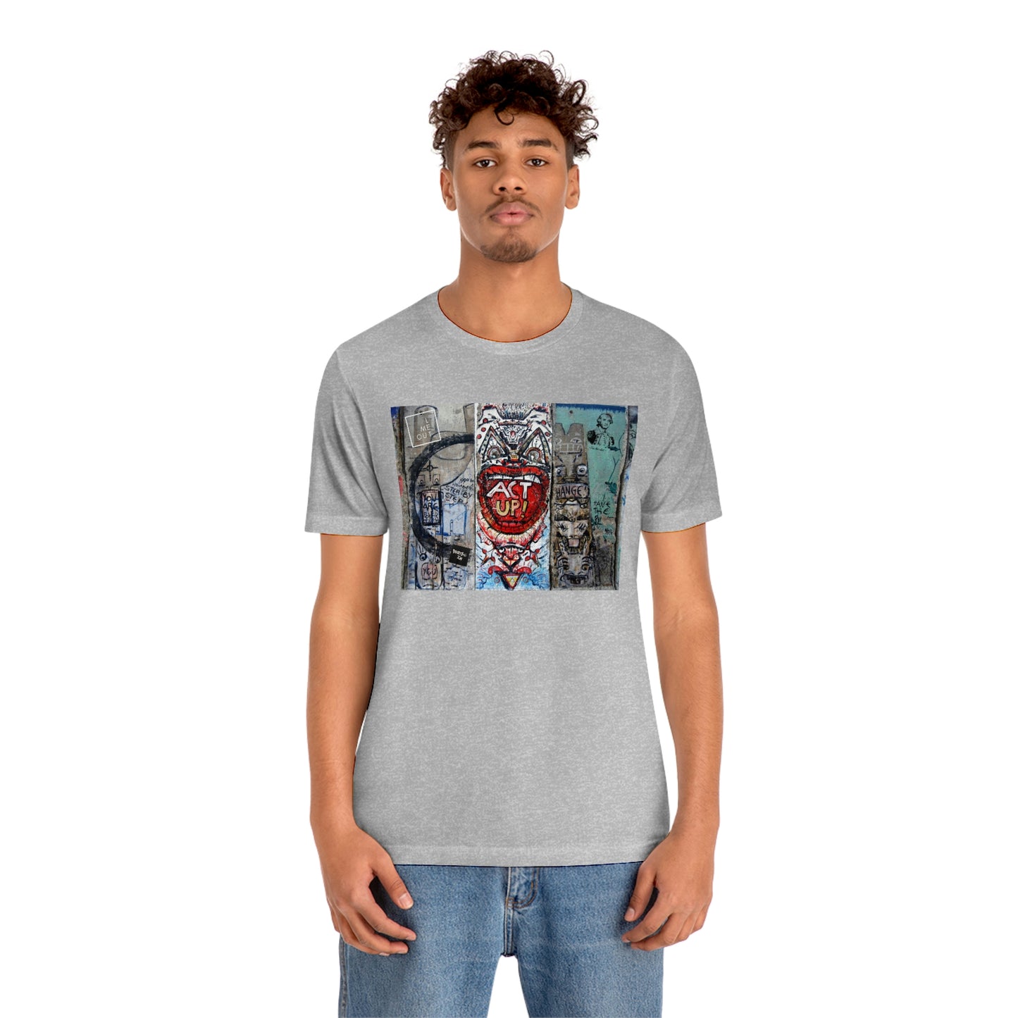 Act Up! Berlin Wall Graffiti Tee