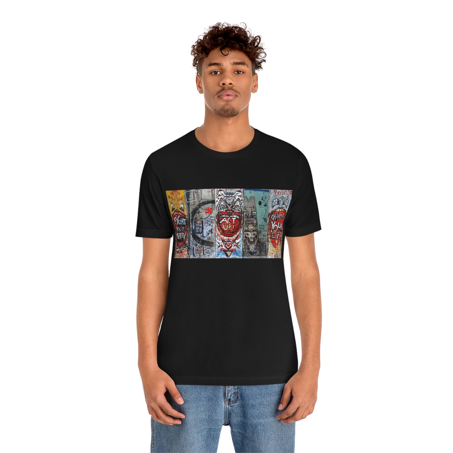Let Me Out Act up happily Short Sleeve Tee