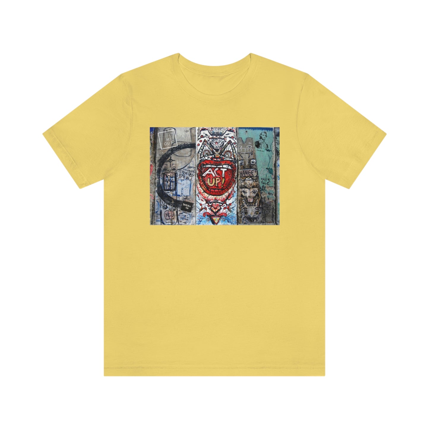 Act Up! Berlin Wall Graffiti Tee