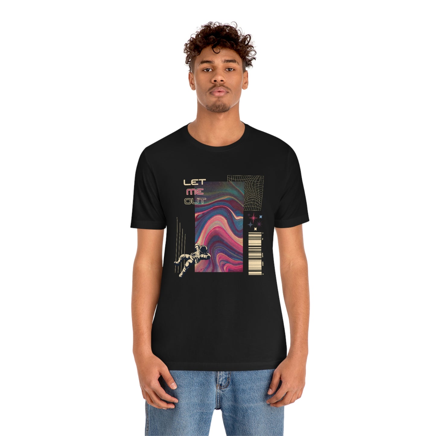Let Me Out Retro-Space Short Sleeve Tee