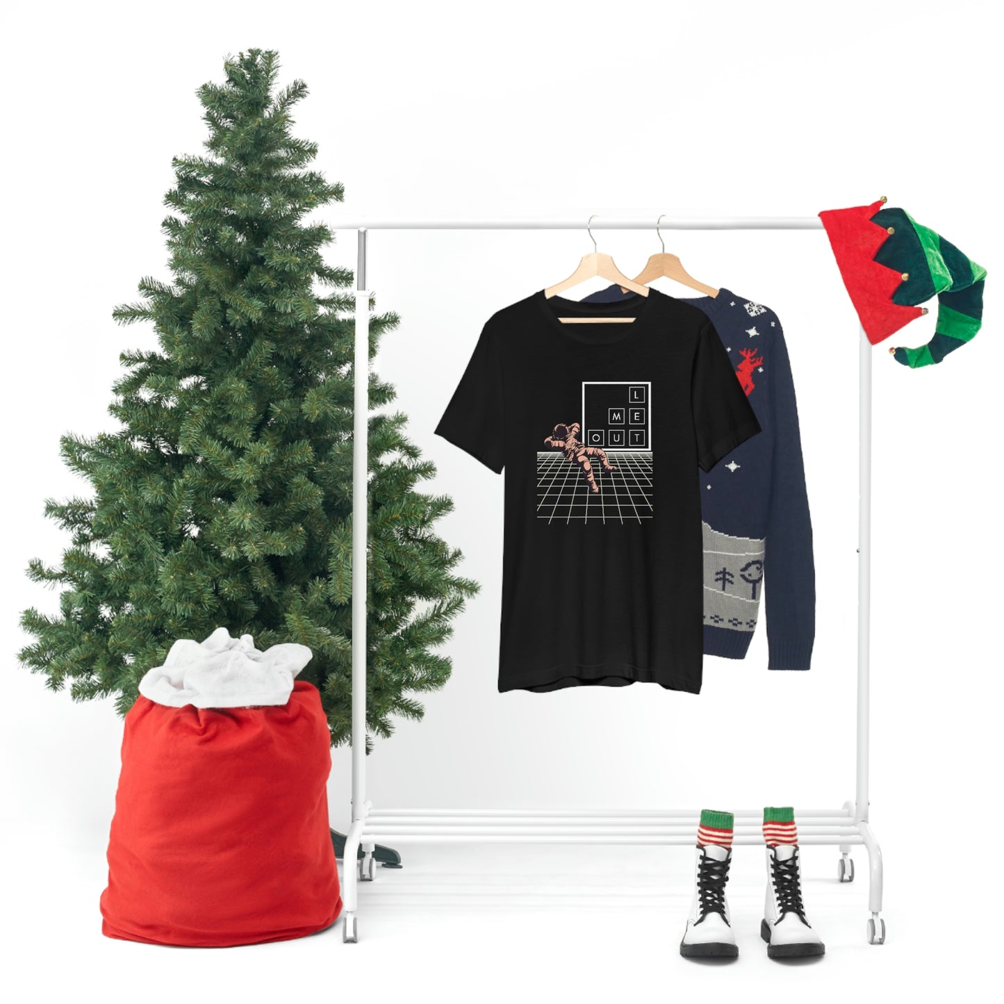 Let me WAY out short sleeve tee