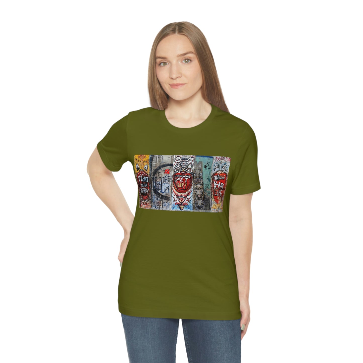 Let Me Out Act up happily Short Sleeve Tee