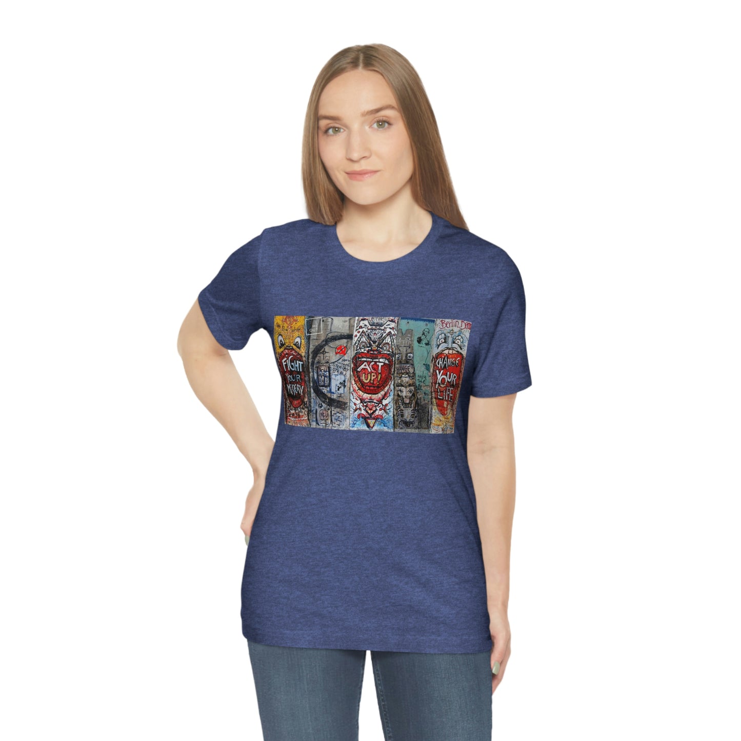 Let Me Out Act up happily Short Sleeve Tee