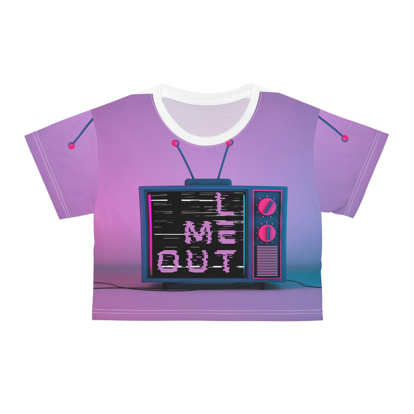 Let Me Out UHF Crop Tee