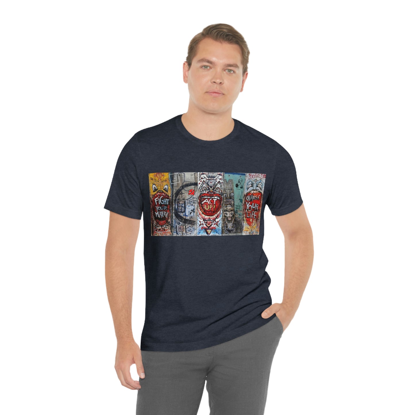 Let Me Out Act up happily Short Sleeve Tee