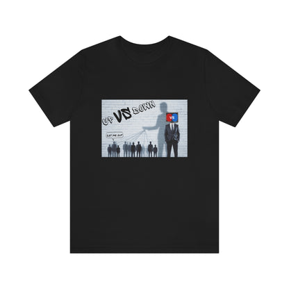 Let Me Out Up vs Down Short Sleeve Tee