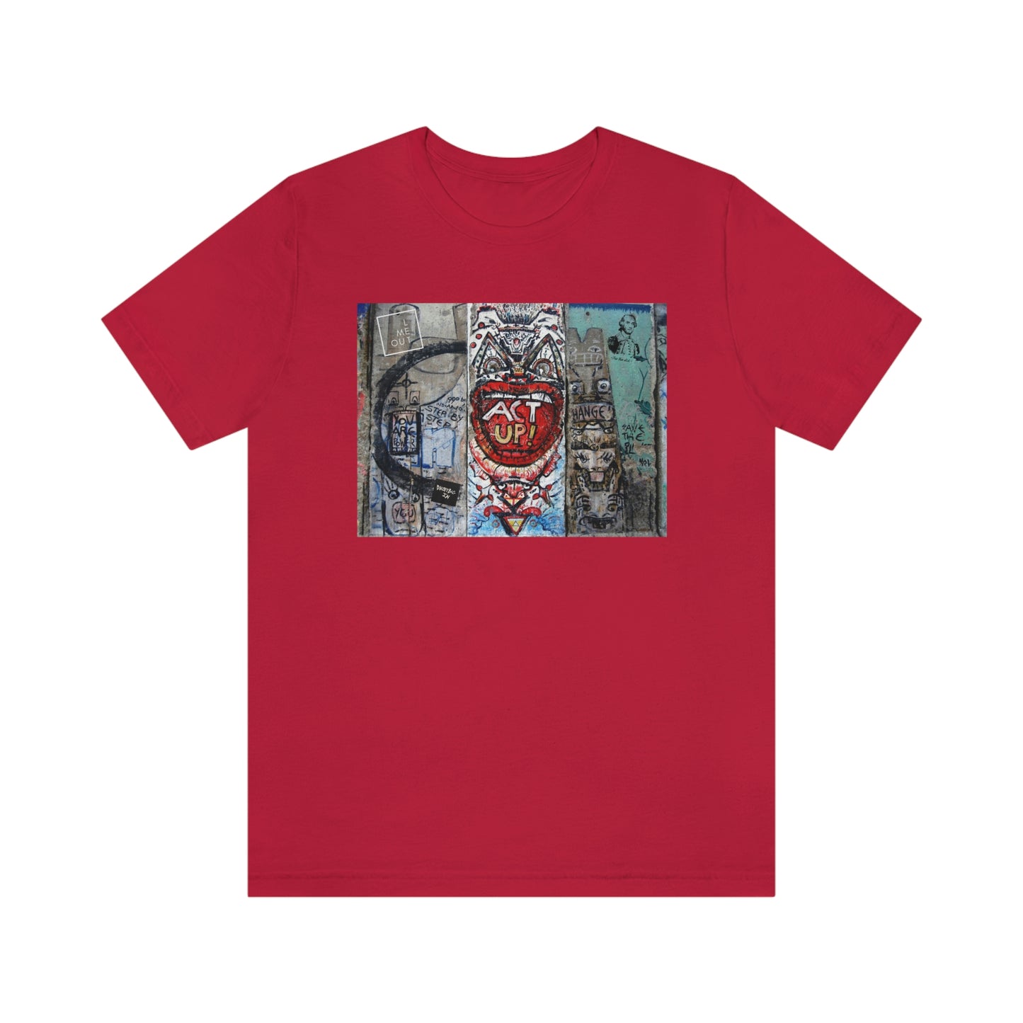 Act Up! Berlin Wall Graffiti Tee