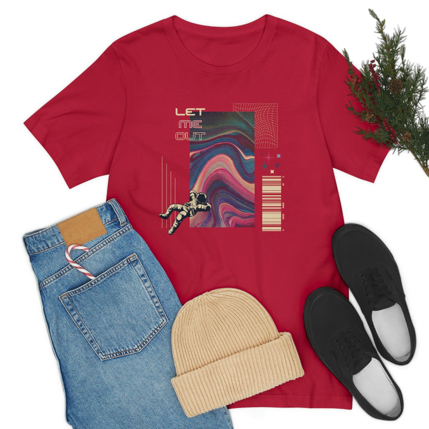 Let Me Out Retro-Space Short Sleeve Tee