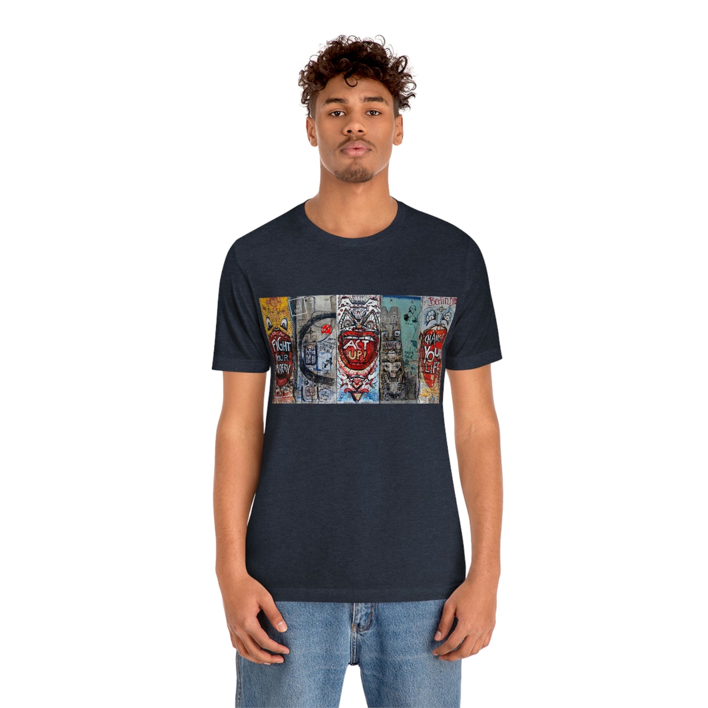 Let Me Out Act up happily Short Sleeve Tee