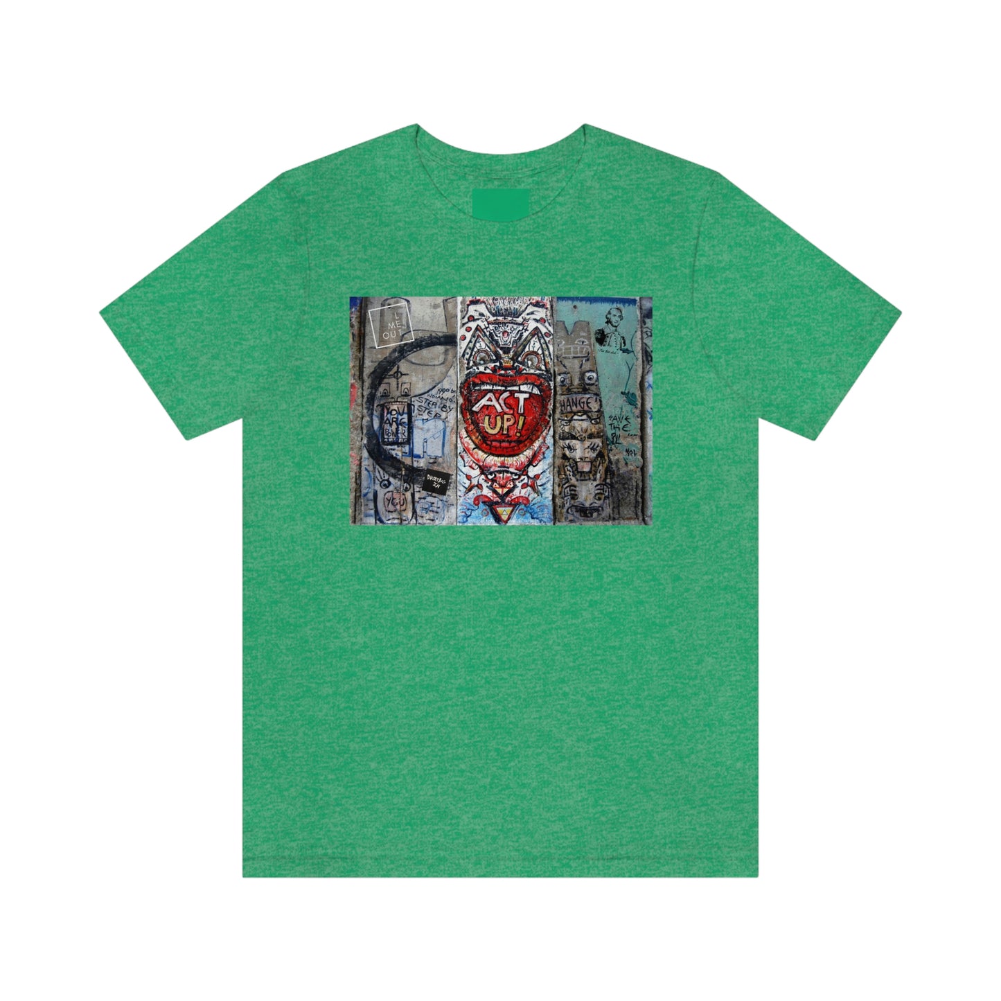 Act Up! Berlin Wall Graffiti Tee