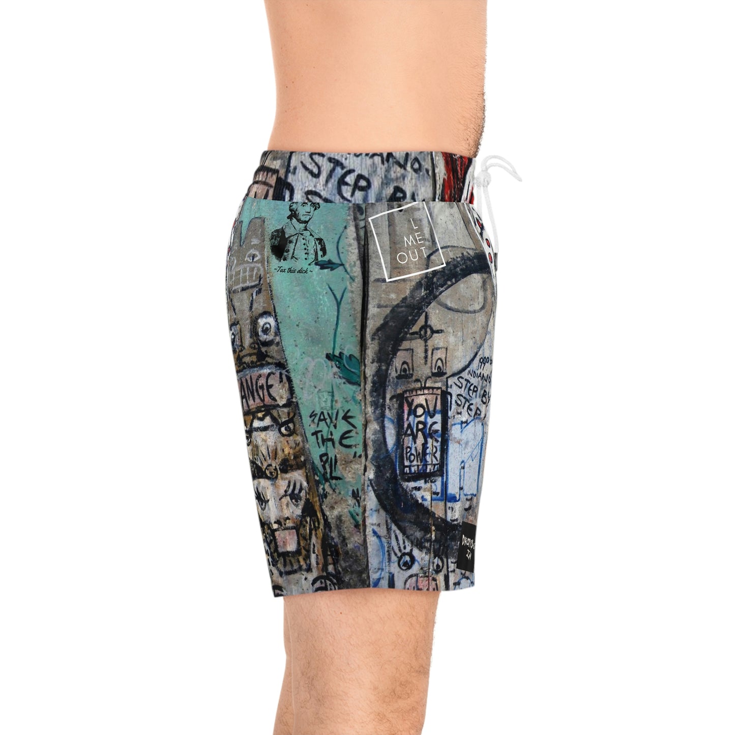 Let Me Out Act Up Mid-Length Swim Shorts