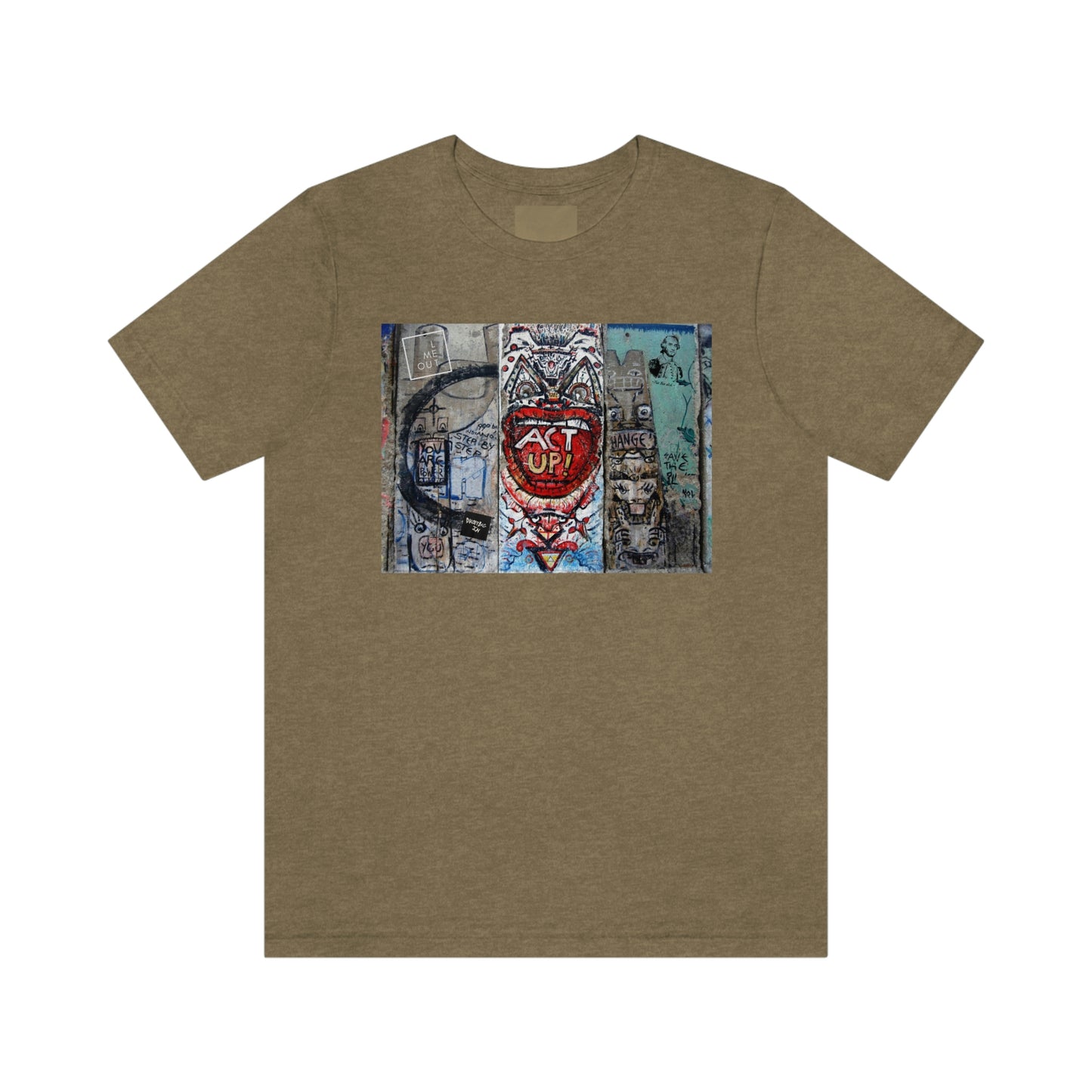 Act Up! Berlin Wall Graffiti Tee