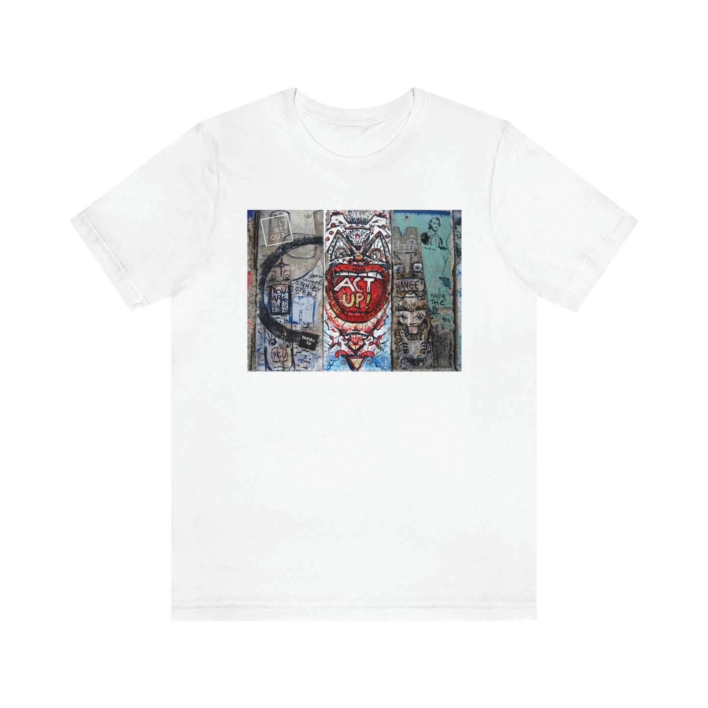 Act Up! Berlin Wall Graffiti Tee