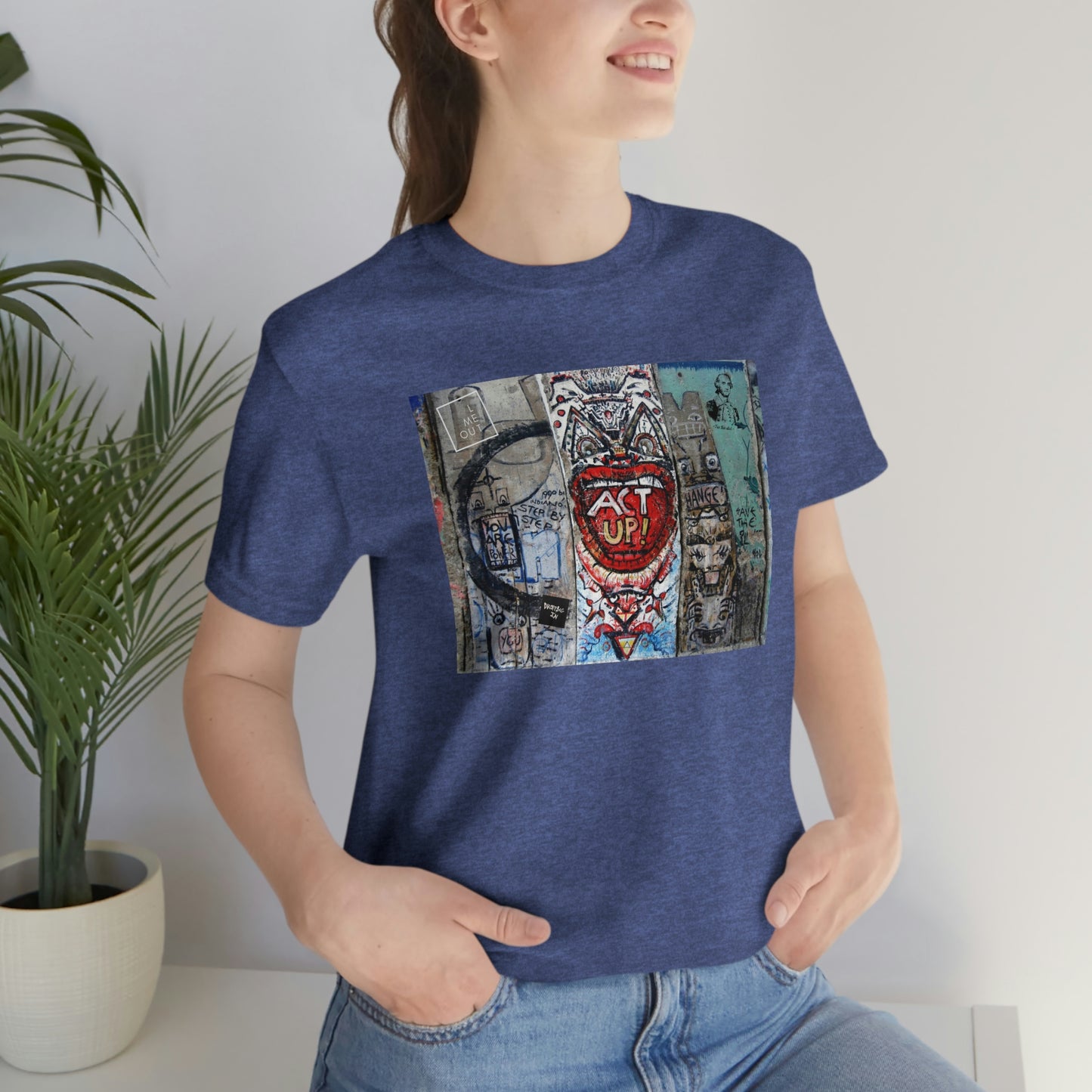 Act Up! Berlin Wall Graffiti Tee