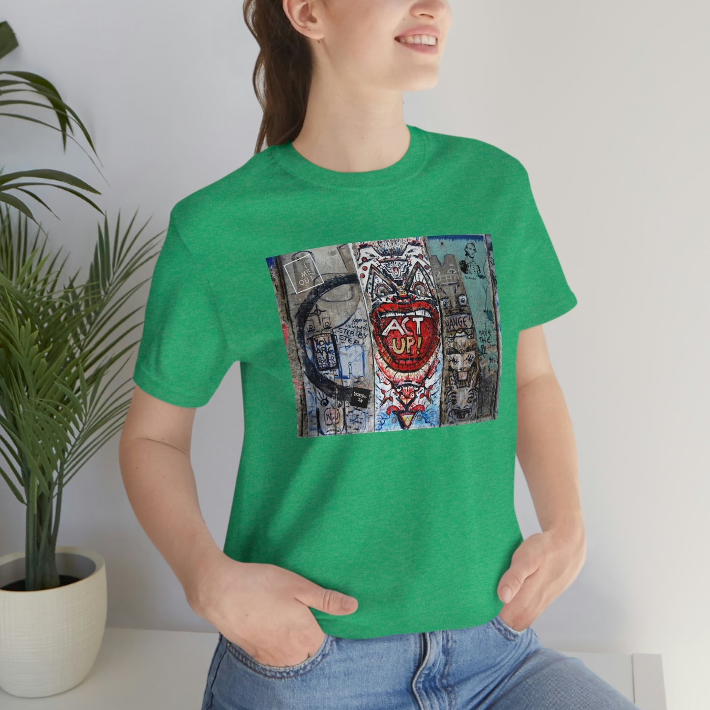Act Up! Berlin Wall Graffiti Tee