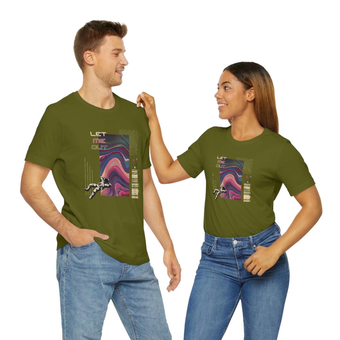 Let Me Out Retro-Space Short Sleeve Tee