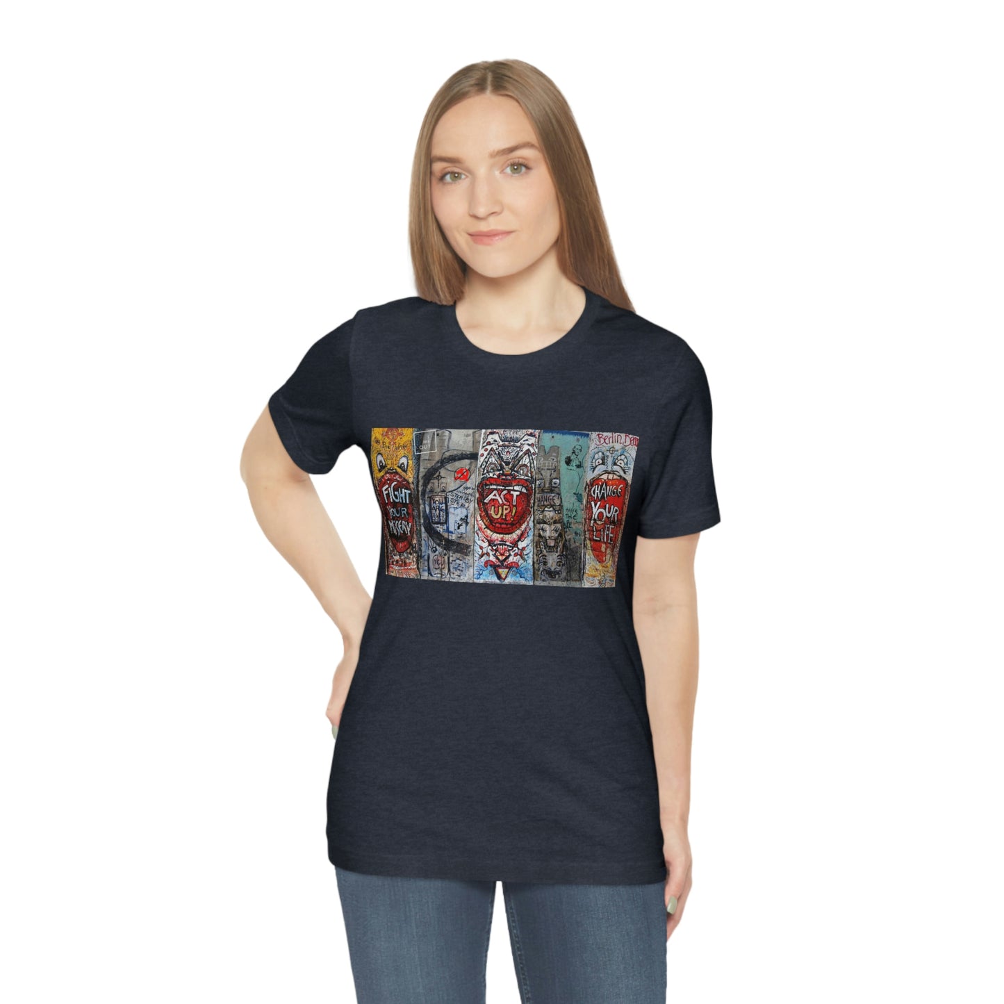 Let Me Out Act up happily Short Sleeve Tee