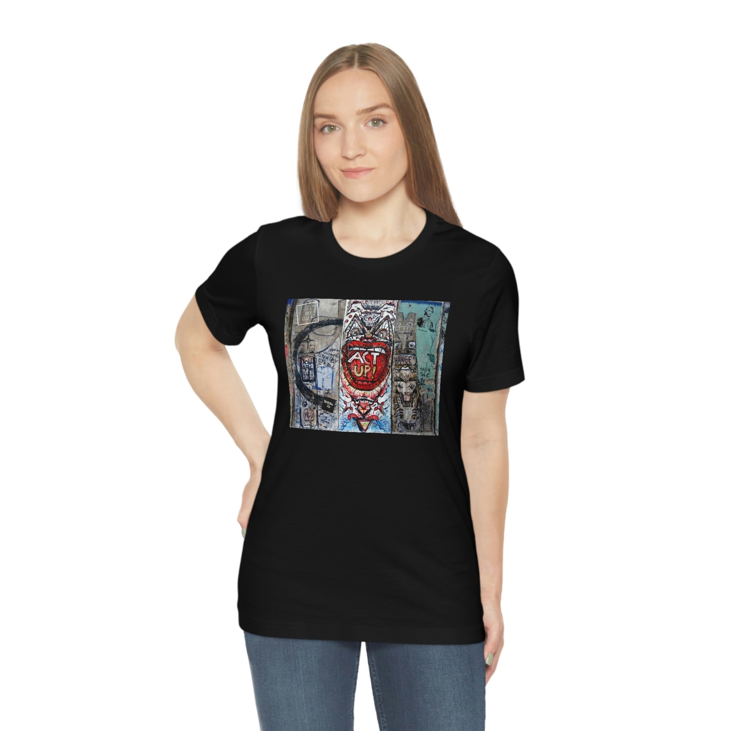 Act Up! Berlin Wall Graffiti Tee